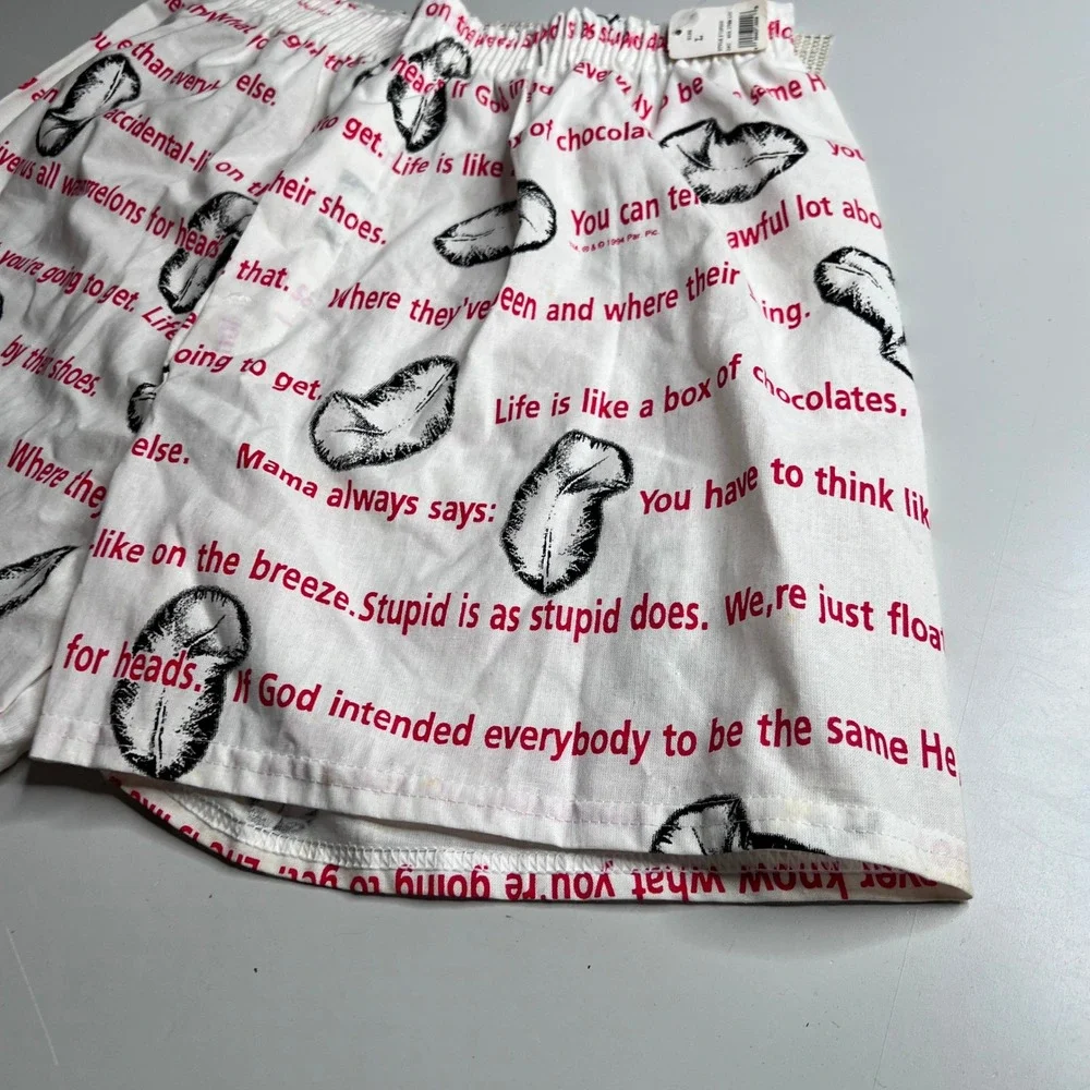 Vintage‎ 1994 Forrest Gump Boxers Too Cool Movie Promo Quotes Mens Large NWT